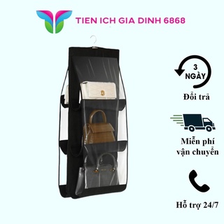Túi eo giỏ xách, túi xách 6 ngăn chống bụi 029 the24
