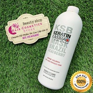 KERATIN KASIBAO KSB BRAZIL ACAI BERRY THỦY PHÂN PHỤC HỒI TÓC HƯ TỔN NẶNG 1000ML
