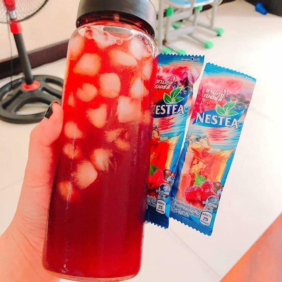 Trà Nestea Thái Lan vị dâu rừng - Bịch 18 gói
