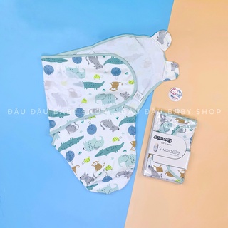 Ủ kén cotton Sunnozy, quấn kén chất cotton mềm mại, kén ngủ co giãn cho bé 0-6m