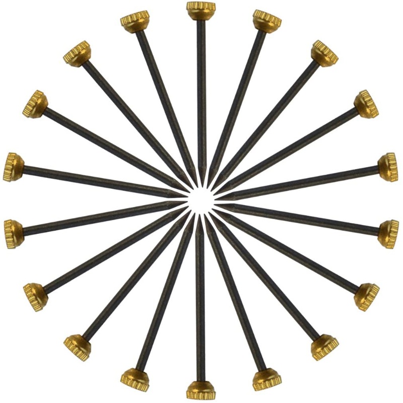 Set 120 Đinh Vít Bằng Đồng Thau Màu Đen Dùng Treo Tranh Ảnh Treo Tường