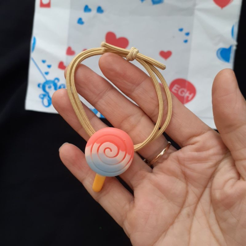 Dây cột tóc hình que kem kute