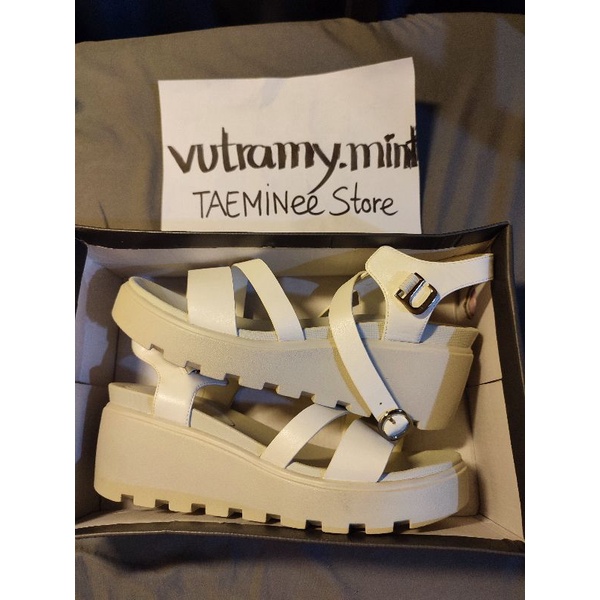 VIDEO ẢNH THẬT Giày sandals hãng DAPHNE da PU