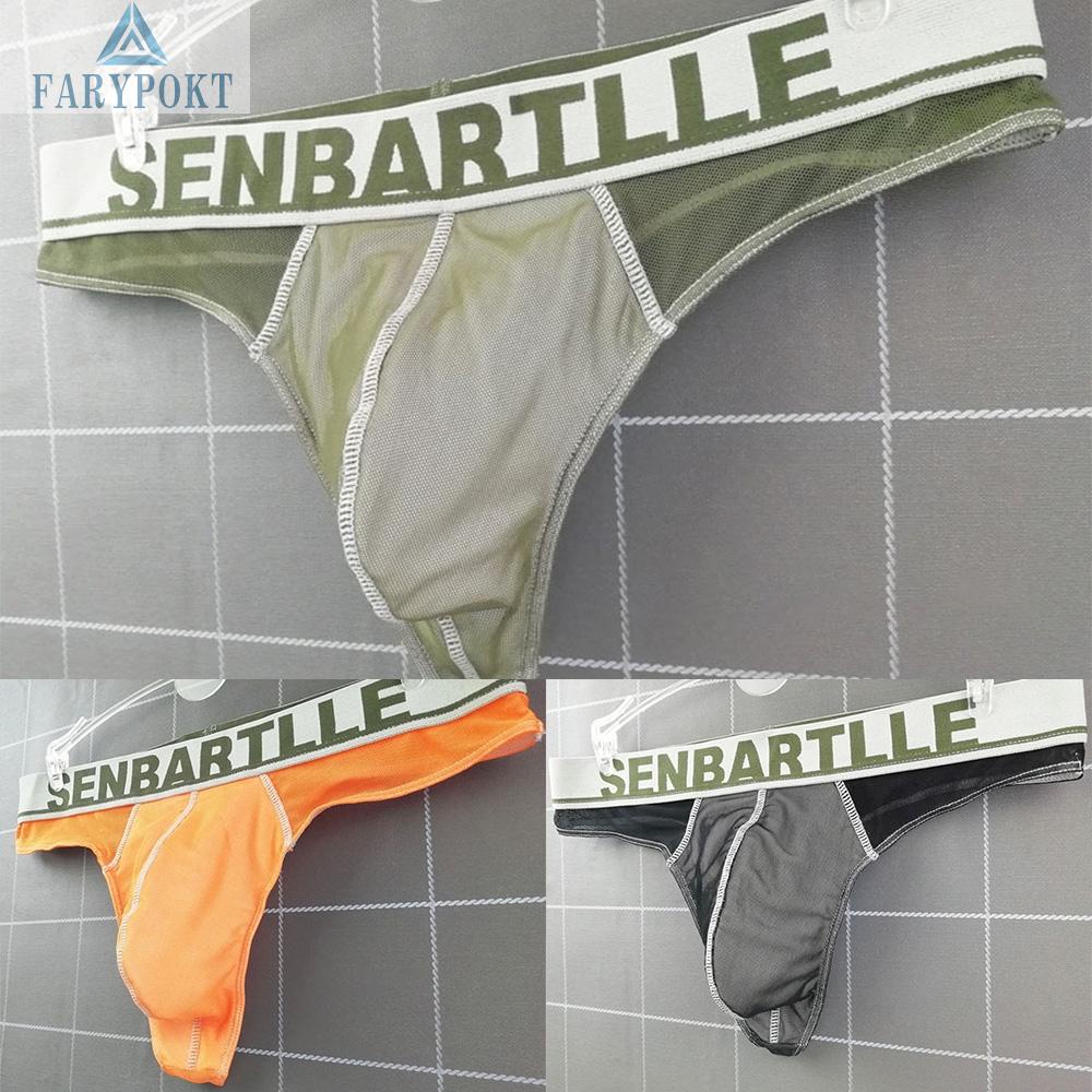 FATY~See Through T-back Thongs Transparent Underpant Underwear Briefs Comfortable