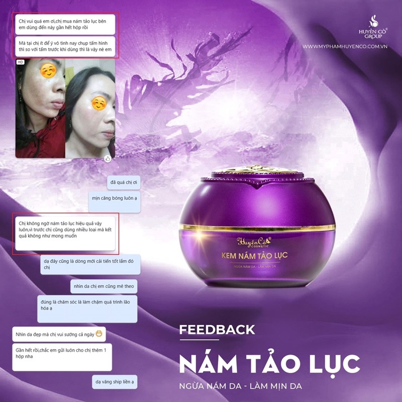 HỘP FACE NÁM HUYỀN CÒ 30 GR CHÍNH HÃNG