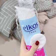Bông tẩy trang Elkos 140 miếng của Đức