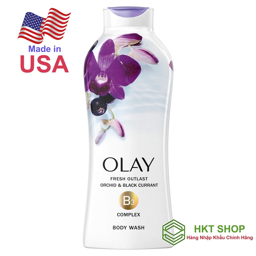 [USA] Sữa tắm Olay Mỹ hương Hoa Lan - HKT Shop