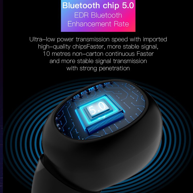 Tai nghe Bluetooth TWS kèm pin sạc dự phòng 8000mAh cho điện thoại