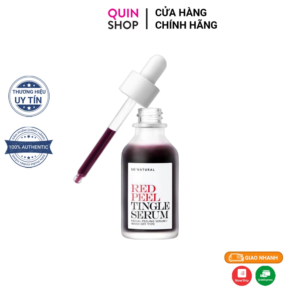 Tinh Chất Tái Tạo Da So'Natural Red Peel Tingle Serum