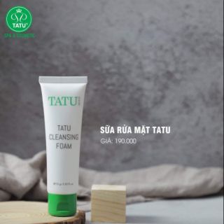 SỮA RỬA MẶT TATU (DATE 2027)