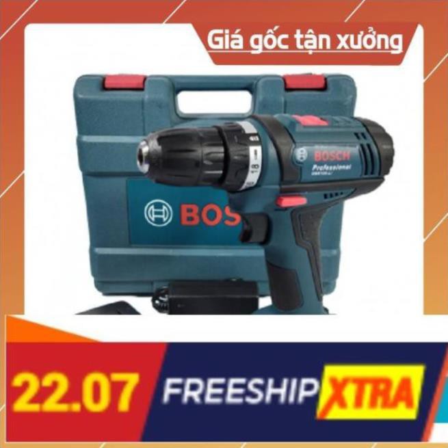 Máy khoan pin 26V BOSCH, máy khoan cầm tay, máy bắt vít cao cấp - TẶNG 1 PIN