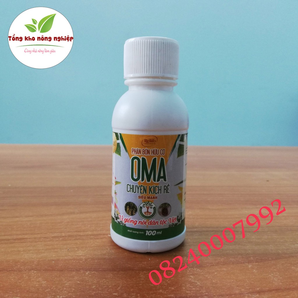 Thuốc kích rễ Oma lọ 100g, siêu ra rễ cho cây trồng lọ 100g