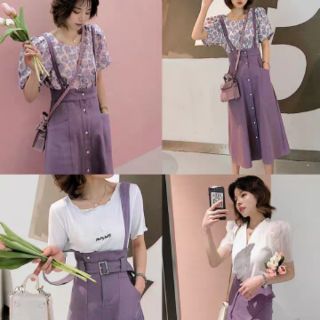Set váy tím xinh xinh