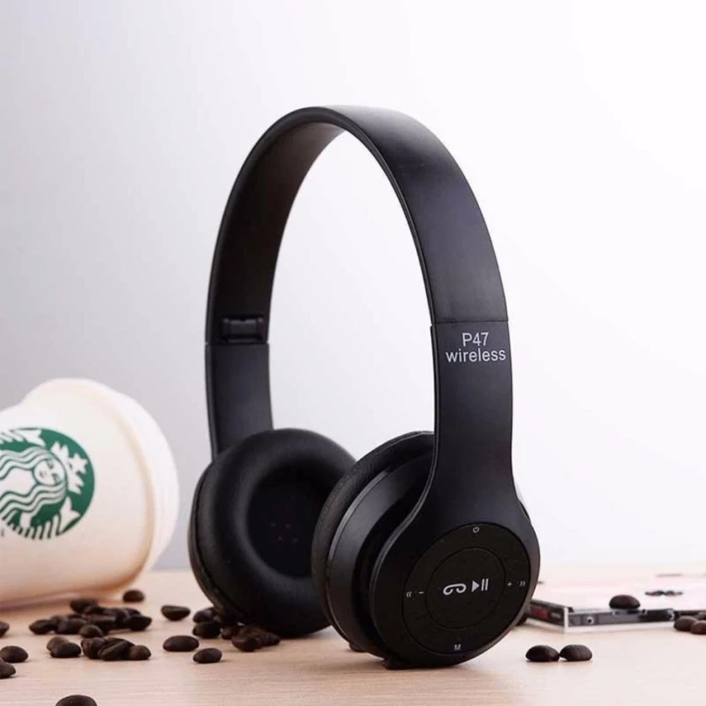 Tai nghe bluetooth 4.2 P47 có khe cắm thẻ nhớ - Âm Thanh Đỉnh Cao -dc2815 | BigBuy360 - bigbuy360.vn