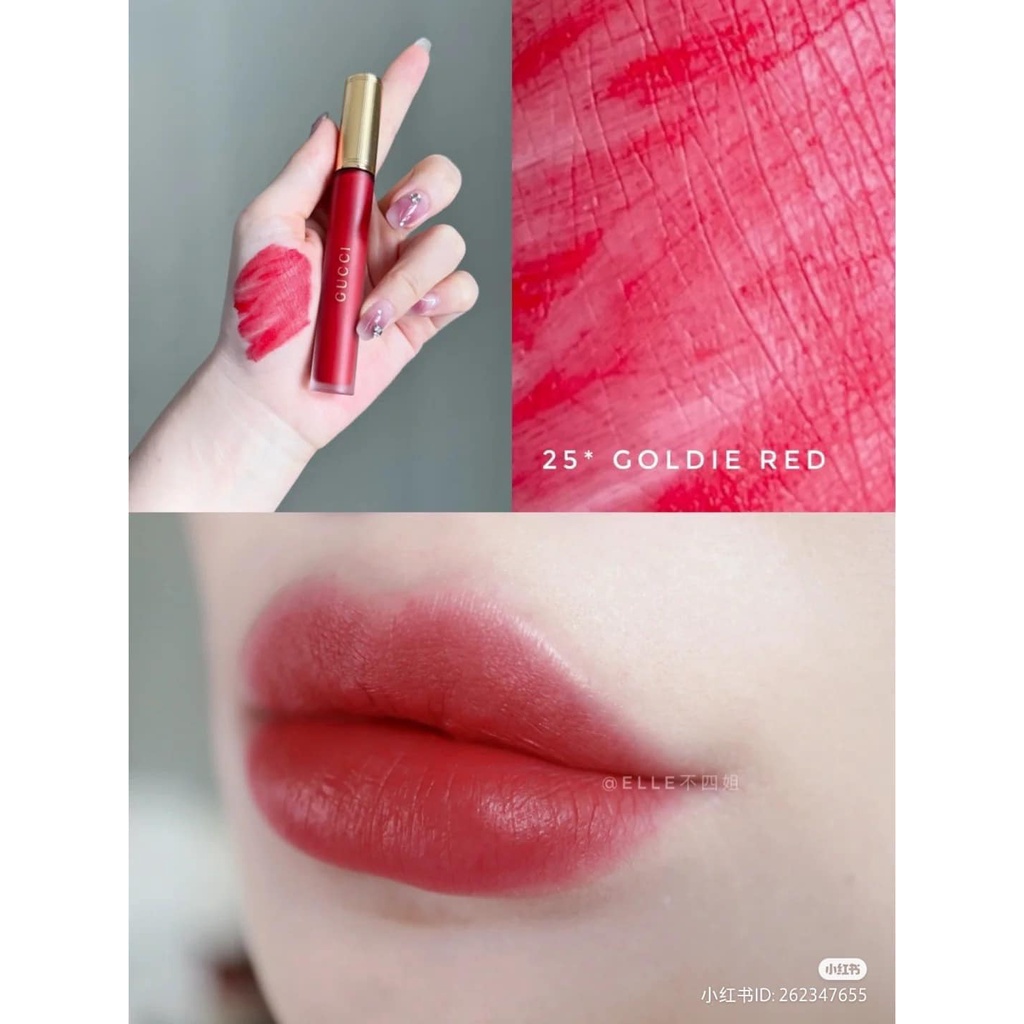 Son Kem Lì Gucci Rouge Liquid Matte Màu 203, Màu 208, Màu 505, Màu 25, Màu 311 Chính Hãng
