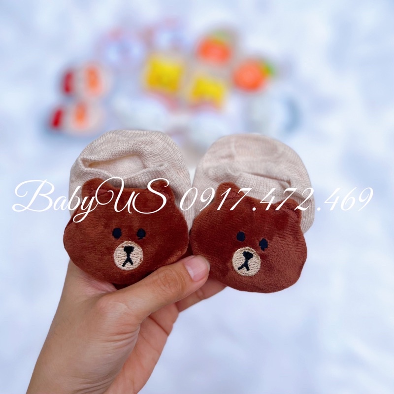 Vớ thun hình thú dễ thương cho bé