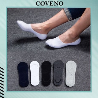 Tất lười nam Coveno tất cổ ngắn vớ lười chống thối xuất Nhật TN35