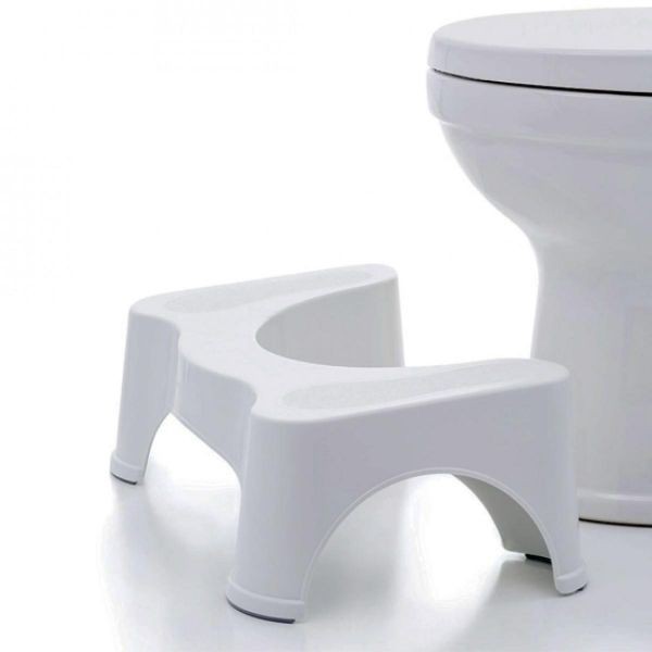 Ghế kê chân toilet chống táo bón, đi vệ sinh đúng cách, tốt cho sức khỏe