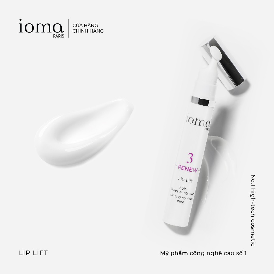 Dưỡng môi làm đầy và săn chắc như sử dụng Botox IOMA PARIS LIP LIFT 15ml