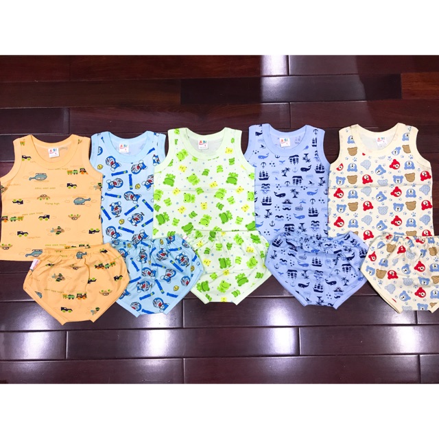 Set 5 bộ sát nách nhạt in