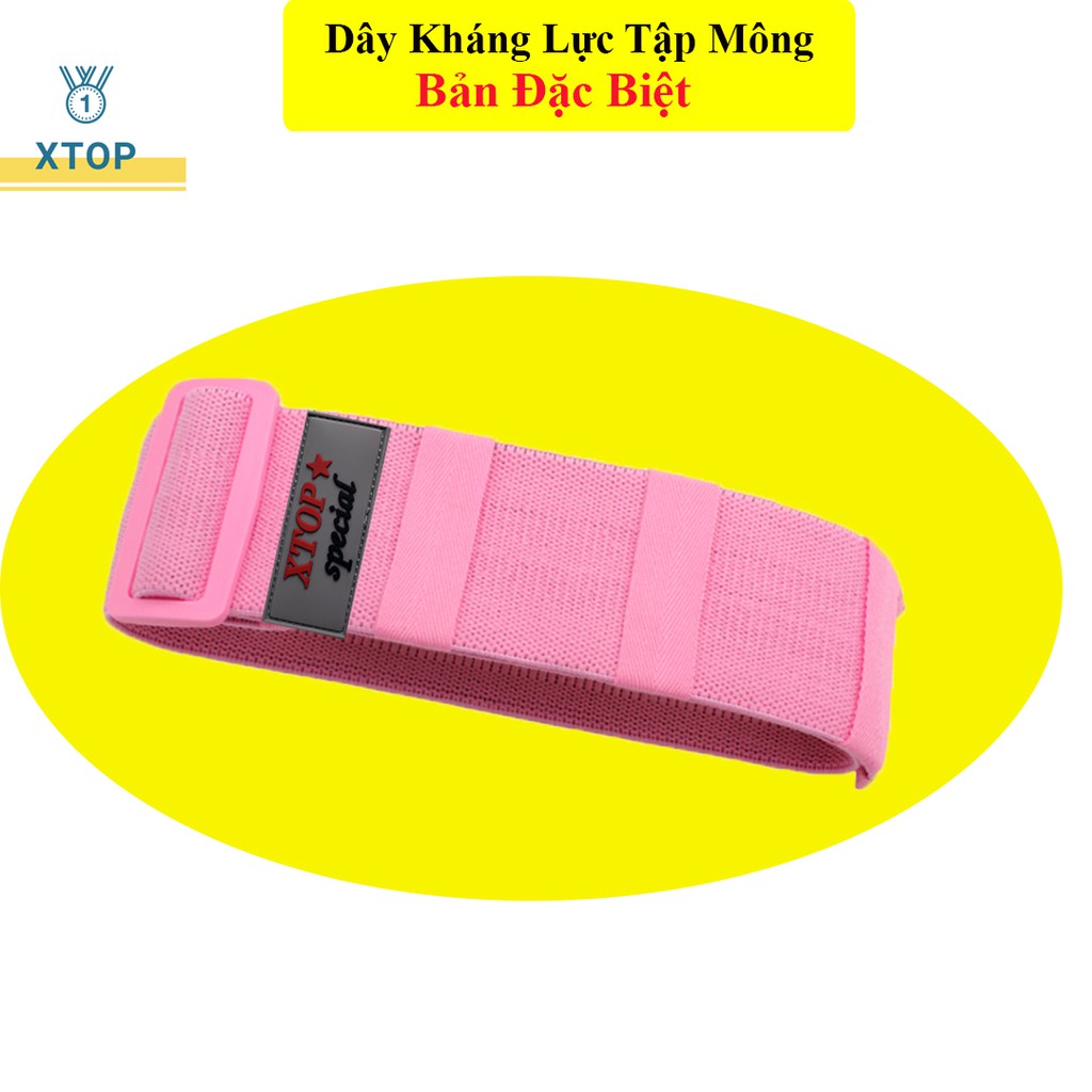 Dây Kháng Lực, Dây Miniband Đặc Biệt Có Khóa Điều Chỉnh Tiện Lợi Tập Chân Mông Hiệu Quả XTOP 3606