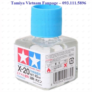 80030 Dung dịch pha sơn X-20 Enamel thinner (40ml)