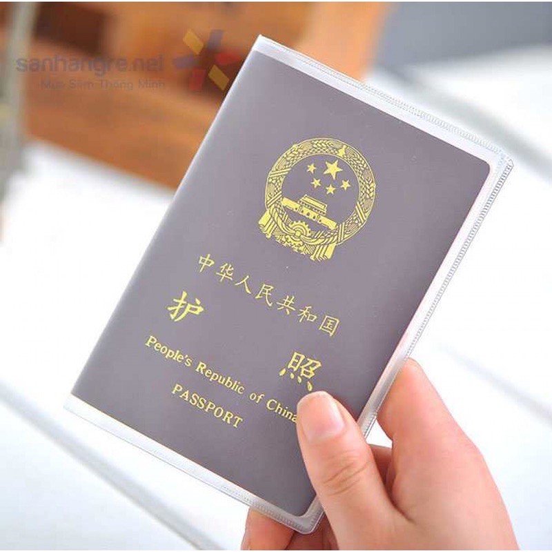 Vỏ bao passport trong suốt