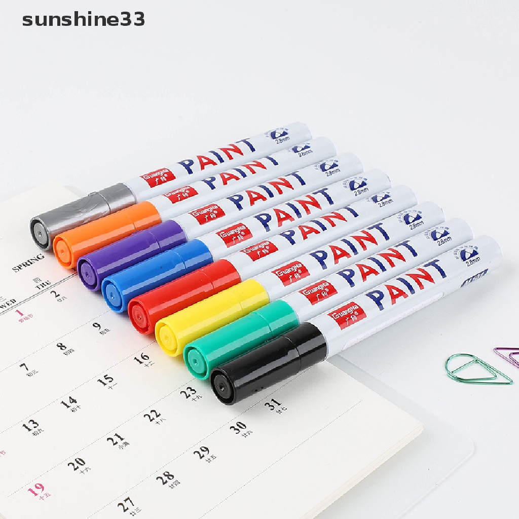Set 12 Bút Đánh Dấu Lốp Xe Hơi Chống Phai Màu