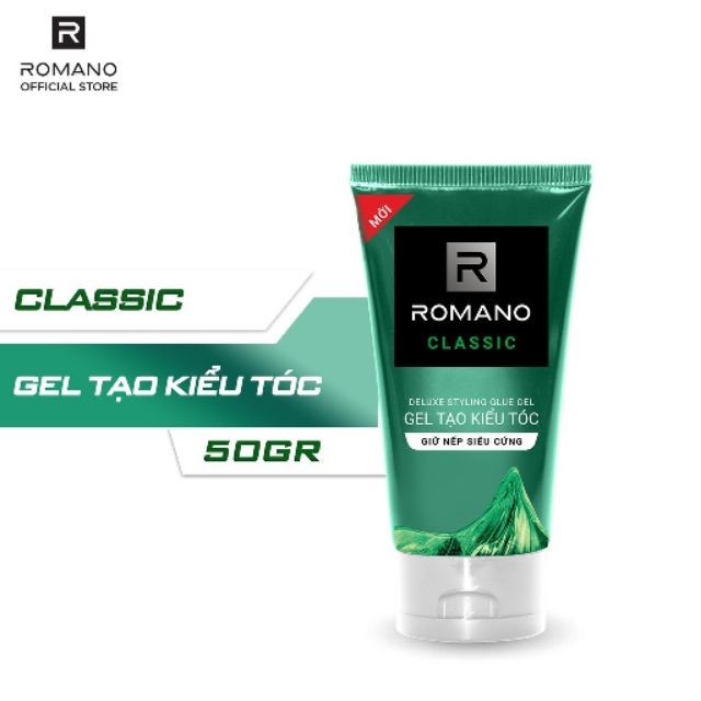 ROMANO_GEL VUỐT TÓC ROMANO CỨNG TÓC LOẠI 50G.