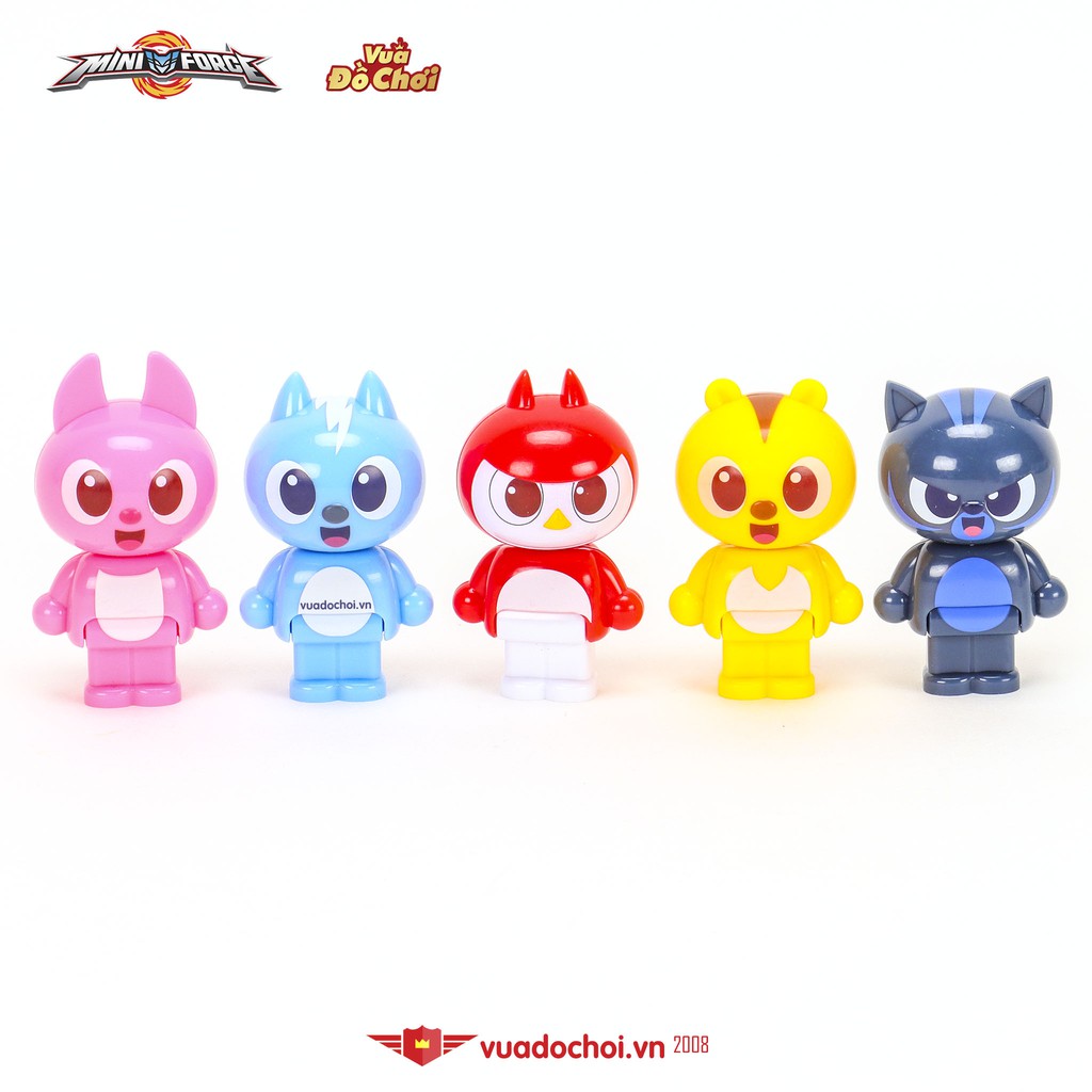 Lực Lượng Nhí  MINI FORCE 2  Bộ Miniset Biệt Đội Siêu Nhân Nhí 5 in 1 siêu Cute 🦸‍♂️