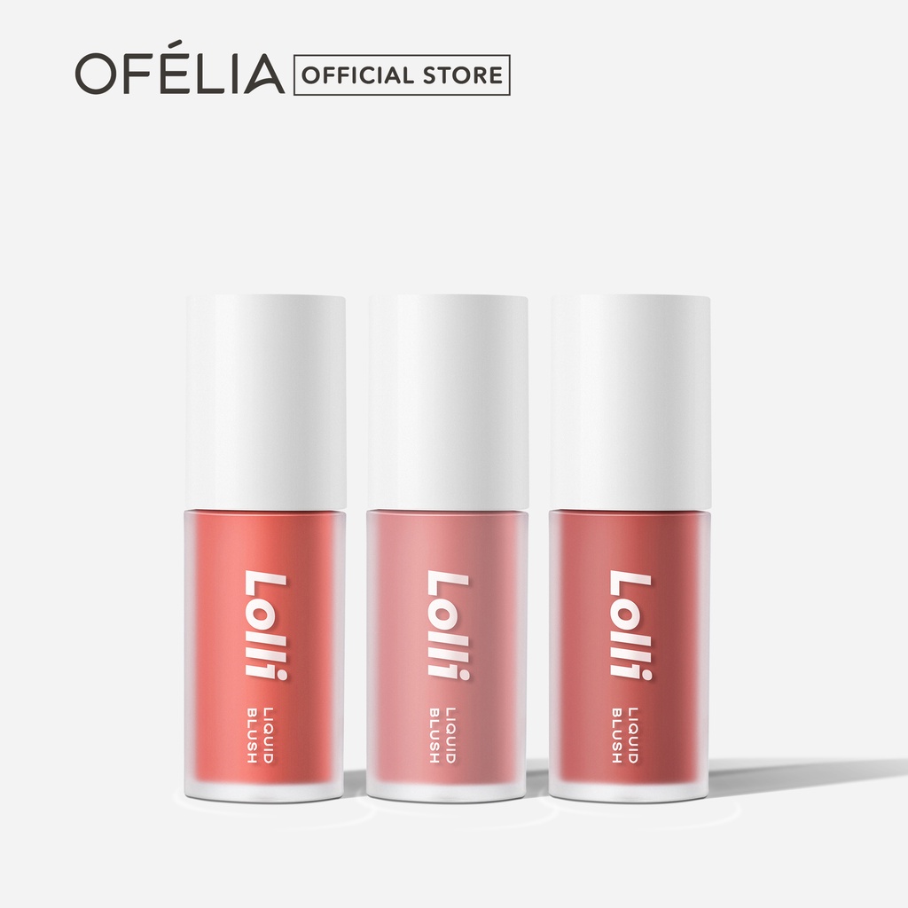 Full Set Má Hồng OFÉLIA Lolli Liquid Blush (3x4.3g)