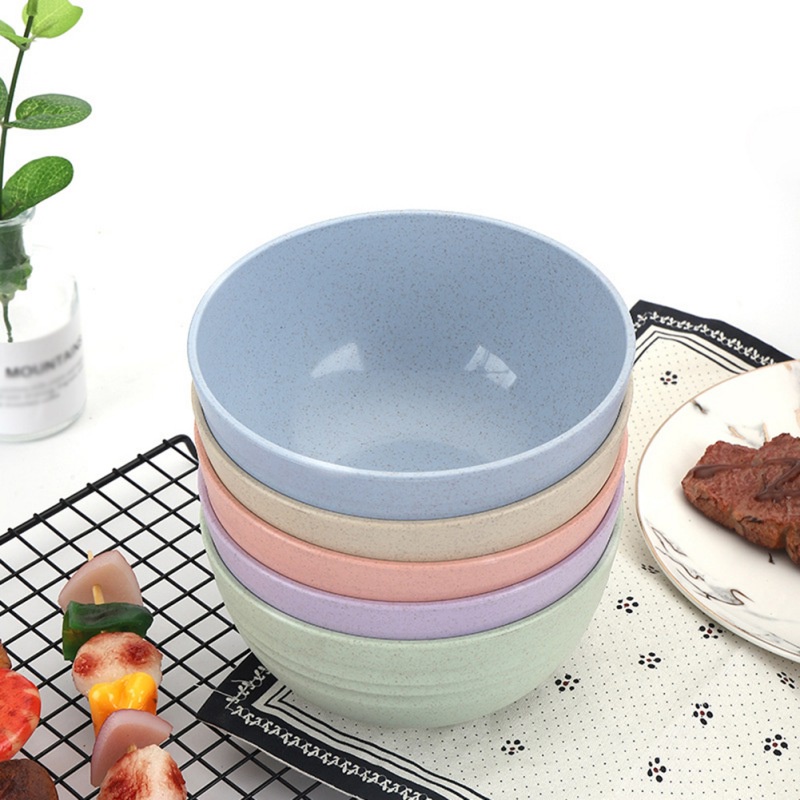 Tô đựng thức ăn bằng lúa mạch chống nóng kích thước lớn 6 inch dành cho học sinh