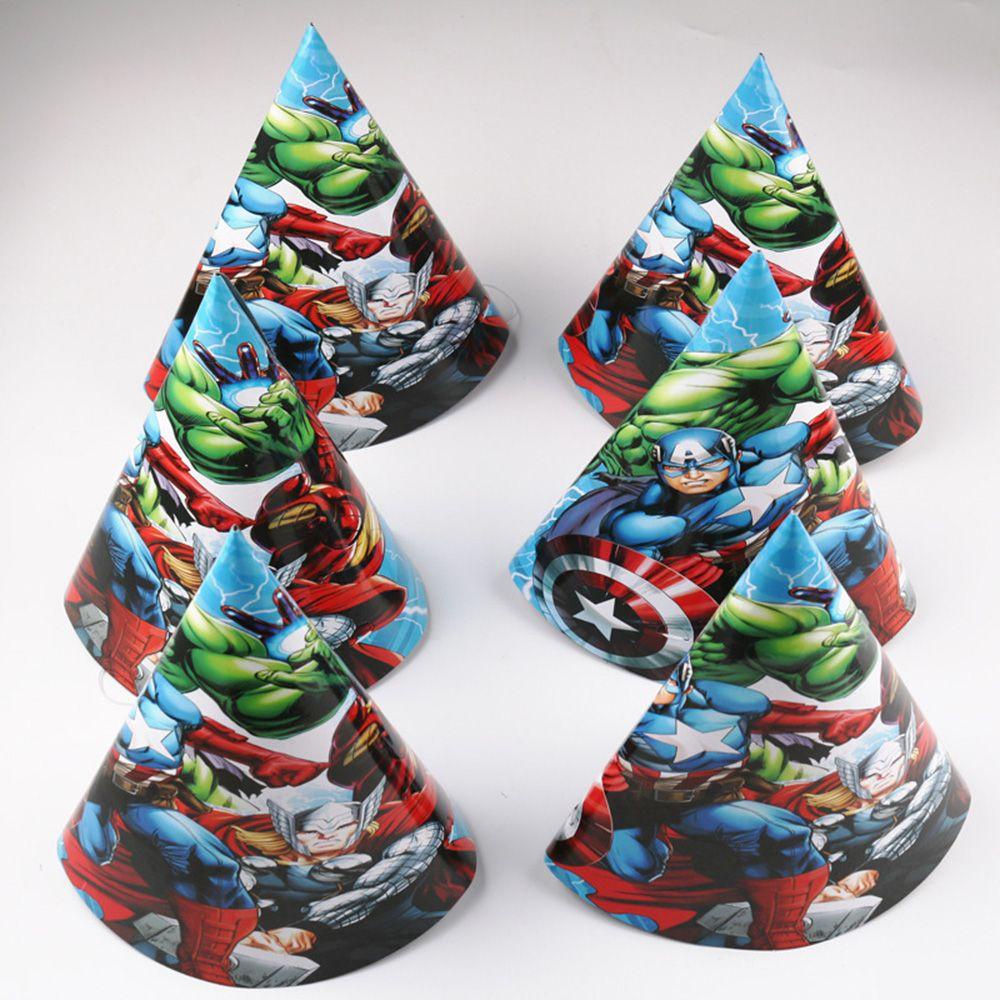 Bộ Cốc Giấy Dùng Một Lần In Hình Iron Man Marvel