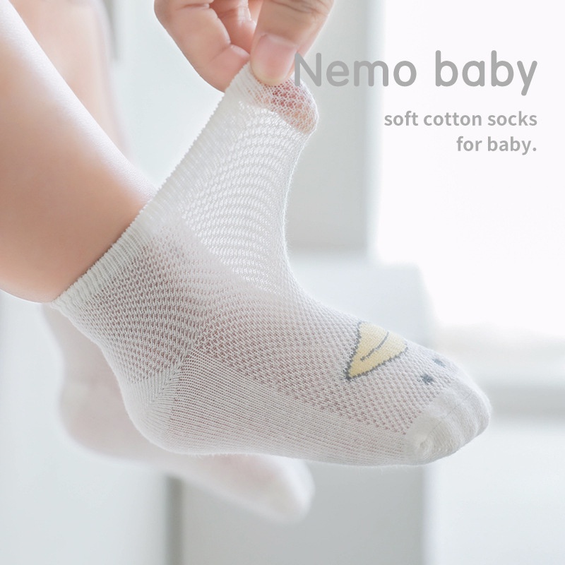 Túi 3 đôi tất lưới cho bé Nemo Baby