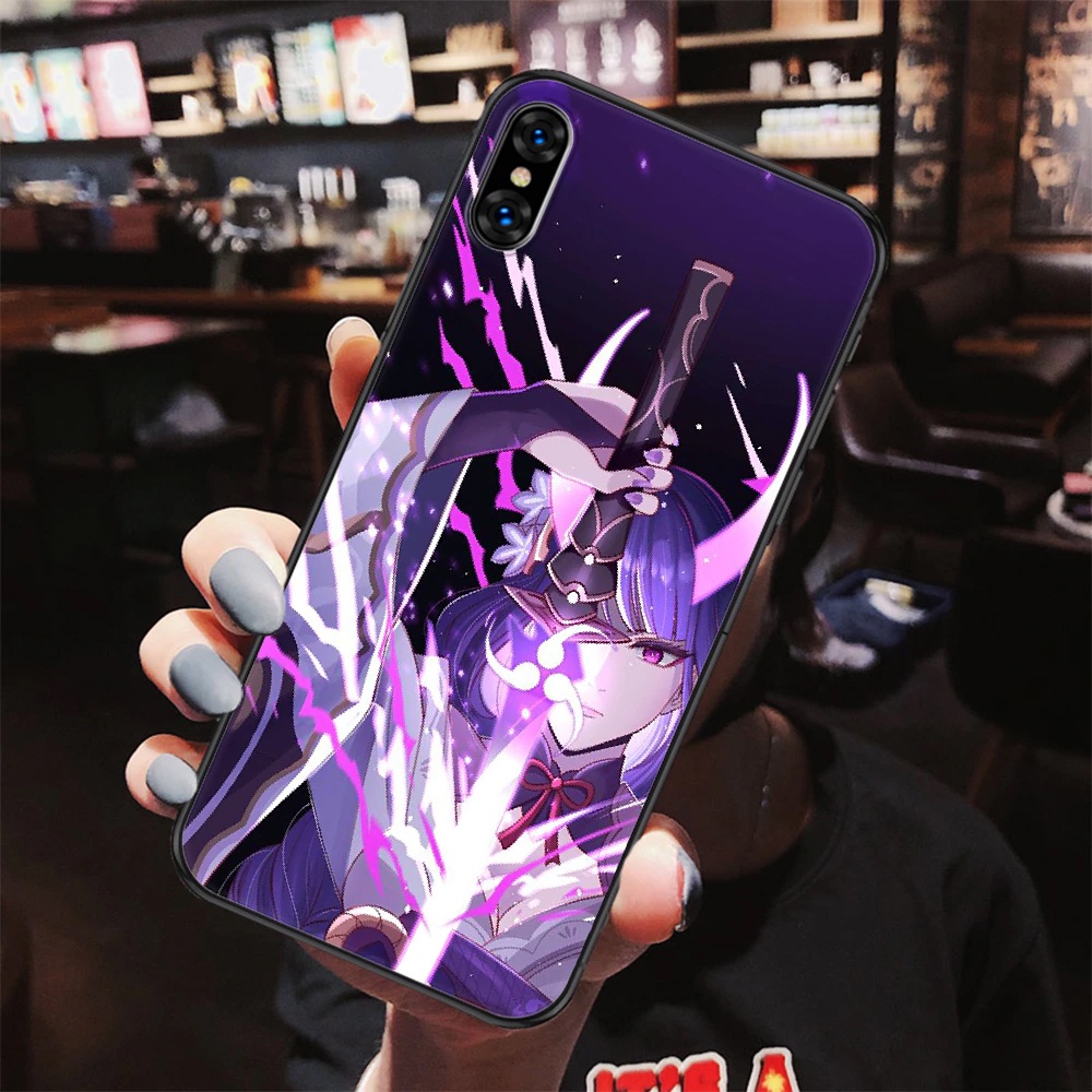 Ốp điện thoại Genshin Impact: Raiden Shogun cho Samsung, Iphone, Xiaomi, Vsmart, Iphone, Oppo, Huawei, Vivo...