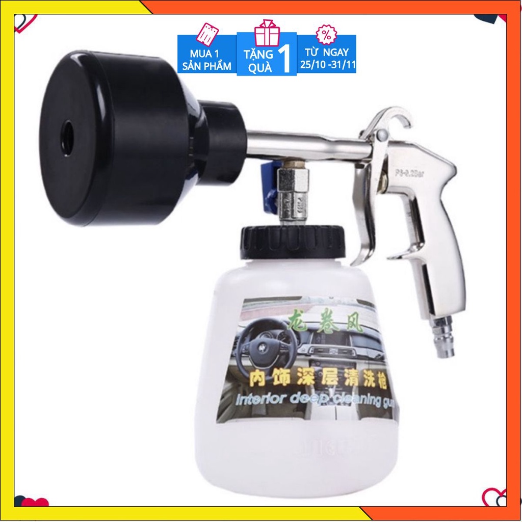 Súng tạo bọt tuyết khí nén xtools, bình phun bọt