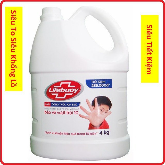 Nước Rửa Tay Lifebuoy Can 4 kg