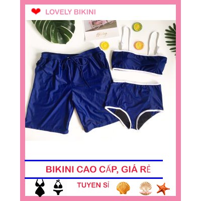Bikini cặp xanh đen