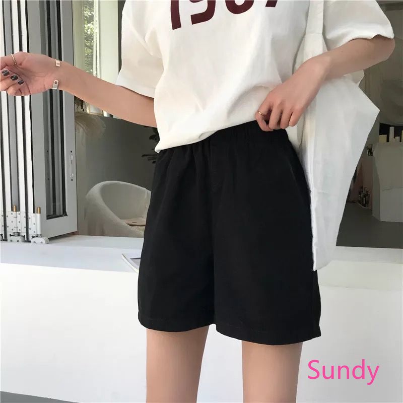 Quần Short Nữ Ống Rộng Thời Trang Hàn Quốc