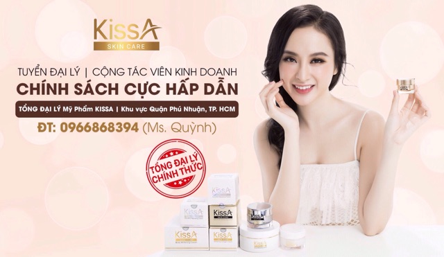 Kem dưỡng trắng da collagen KissA