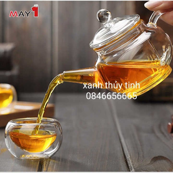 Ấm trà nhỏ thuỷ tinh 260ml