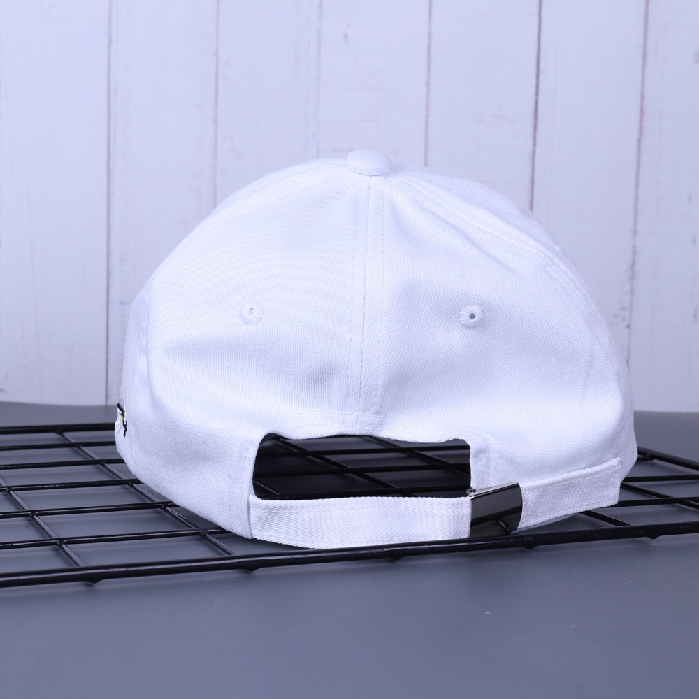Mũ Lưỡi Trai LINJW Bằng Cotton Mềm Thêu Hoa Hoạt Hình Phong Cách Hàn Quốc Thời Trang Xuân Hạ Cho Hoạt Động Ngoài Trời