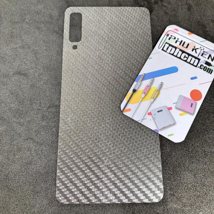 Dán mặt lưng Carbon Samsung A7 2018