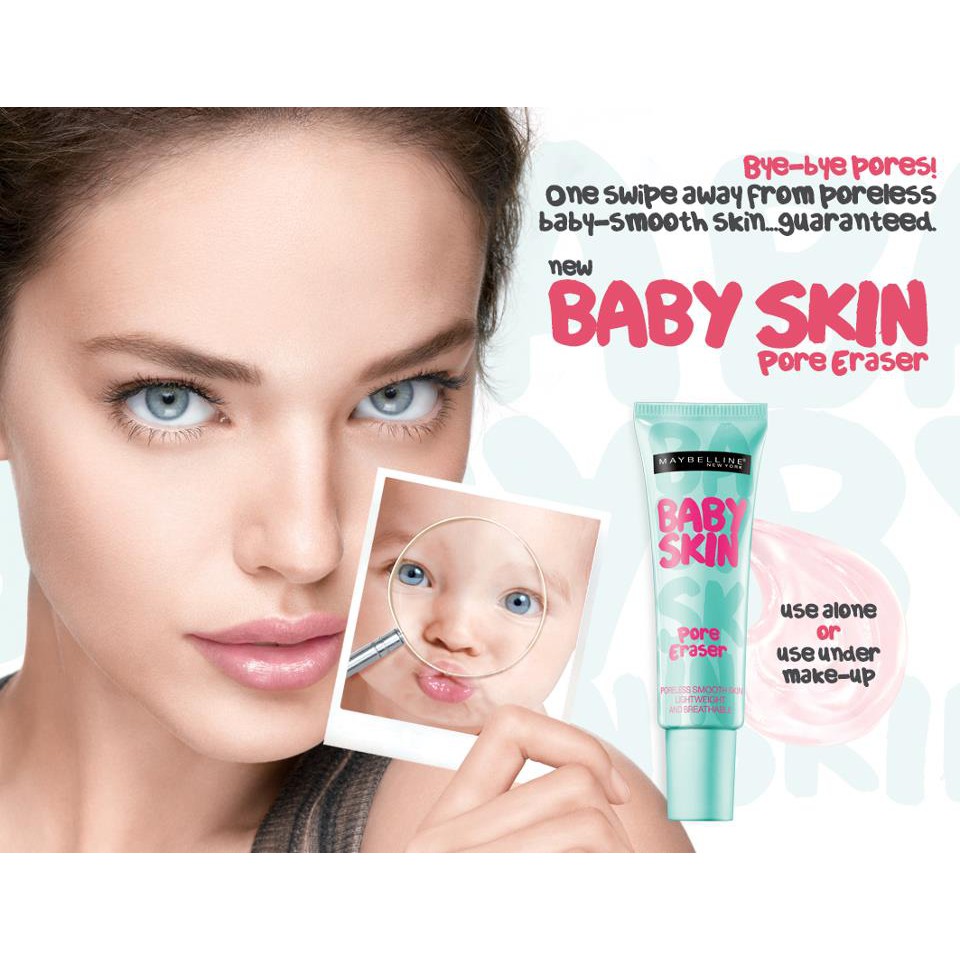 Kem lót mịn da che khuyết điểm Maybelline New York Baby Skin Pore Eraser Primer 22ml