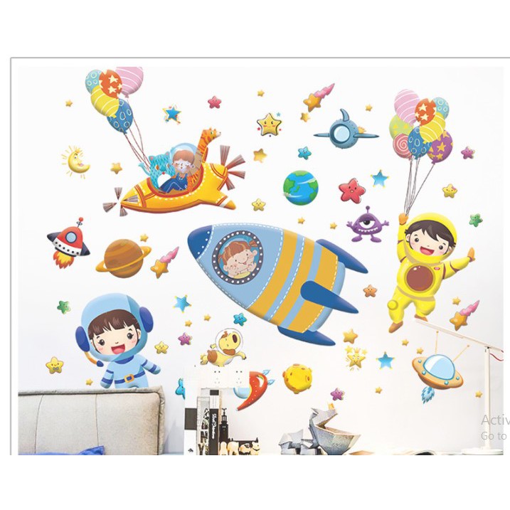 Decal Dán Tường Decal Trang Trí Phòng Cho Bé Siêu Đẹp Khổ To ( 60*90cm)