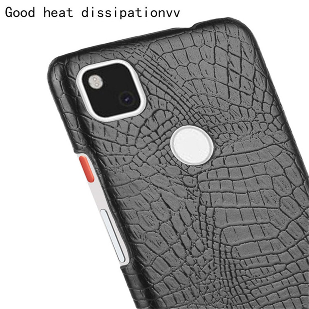 Google Pixel 4a Case Luxury Crocodile Skin PU Leather Hard Cover Case For Google Pixel 4a 4 a Pixel4a Phone Cases