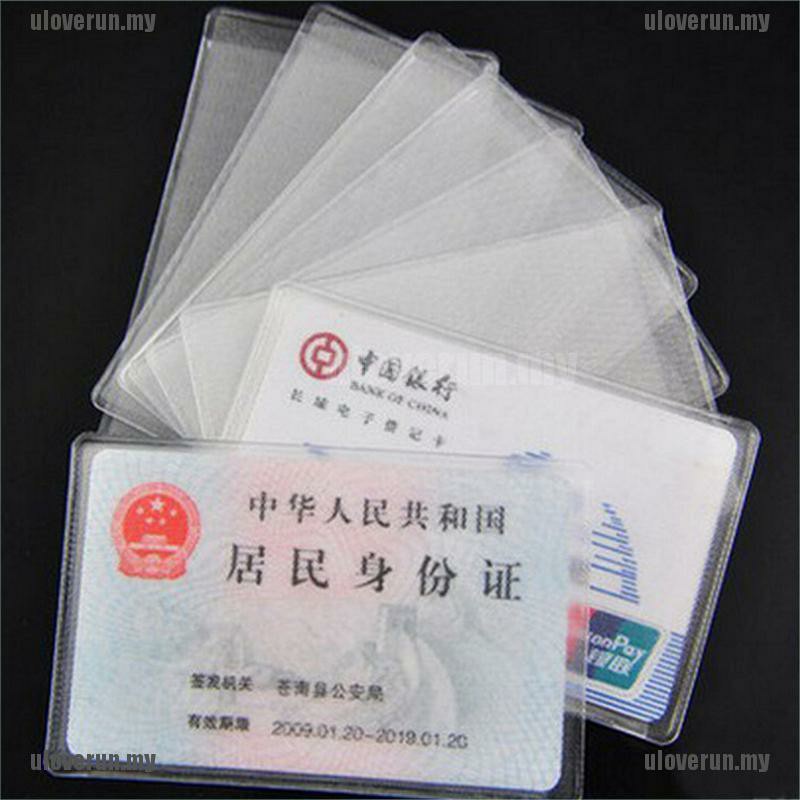 Combo 10c Vỏ bọc bảo vệ thẻ căn cước công dân, thẻ ngân hàng, thẻ tín dụng, bằng lái loại 1