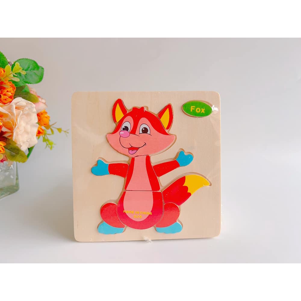 Bộ đồ chơi 10 bảng ghép hình 3D dành cho bé phát triển toàn diện