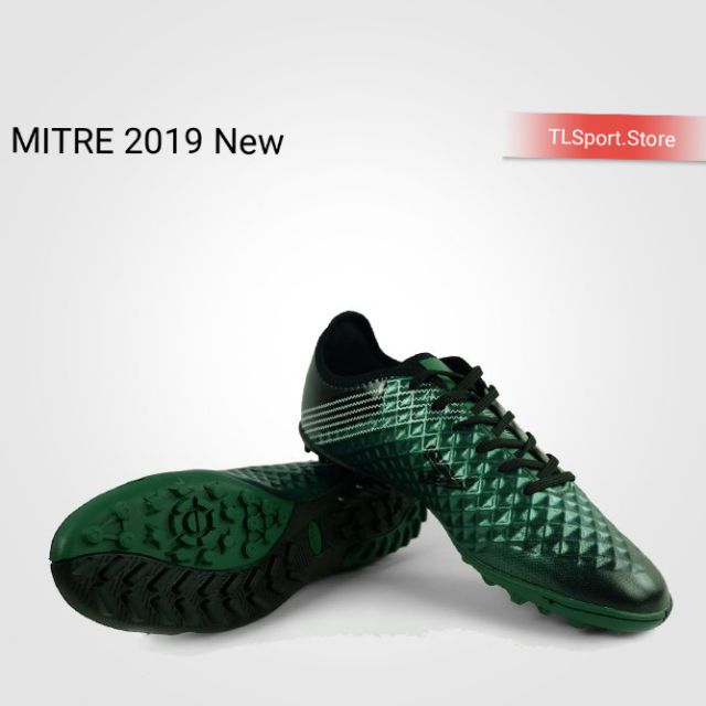 Giày đá bóng MITRE 180204 Động lực New 2019 Xanh cổ vịt thumbnail