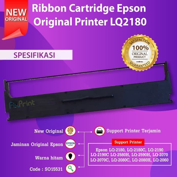 Dây Ruy Băng Epson Lq2190 Lq-2190 Lq2180 Lq-2190 S015531 Fi1219